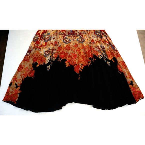 Intimately Free People Women's Sz L Multi Floral Haze Printed Mini Slip Dress - Picture 8 of 12